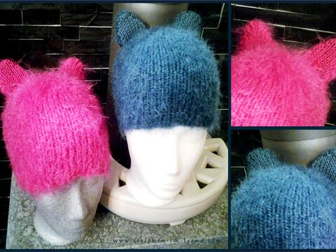 Strickanleitung für Kinderhaube / Mütze für Kinder | "Catgirl"