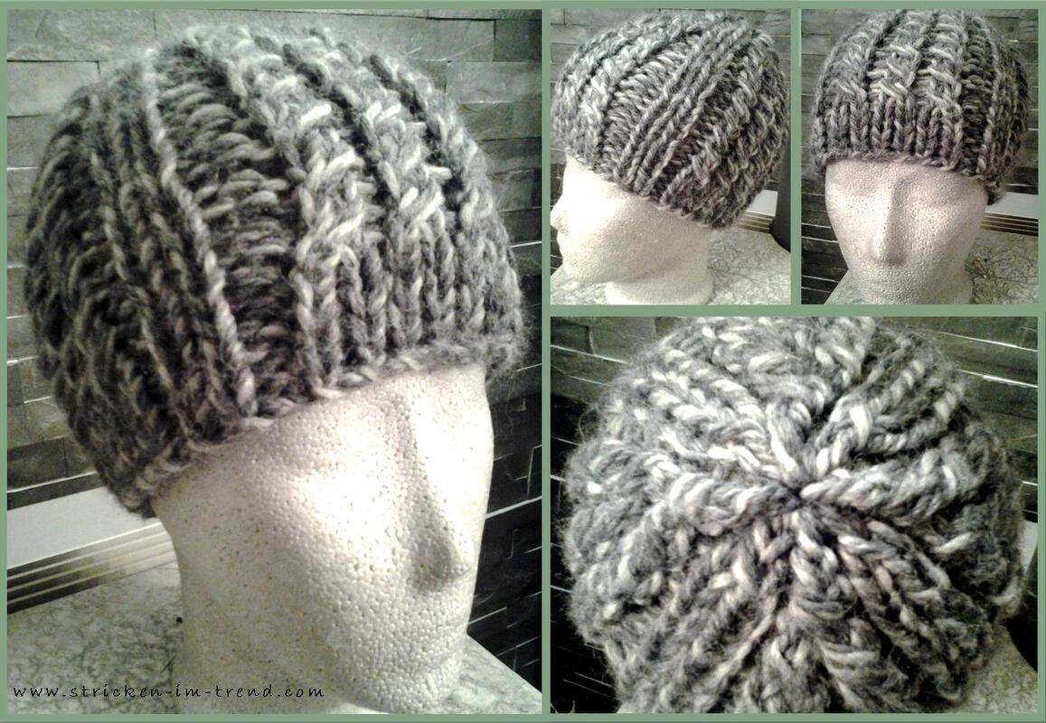 Strickanleitung für Haube | Katia Degradé