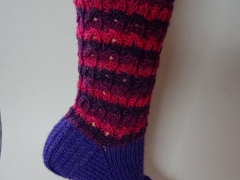 Strickanleitung Socken mit tollem Muster, Gr. 39