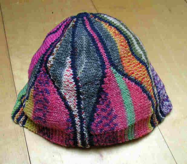 Strickanleitung Mütze "quer gestrickt"