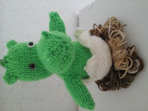 Anleitung für Babydrachen im Nest