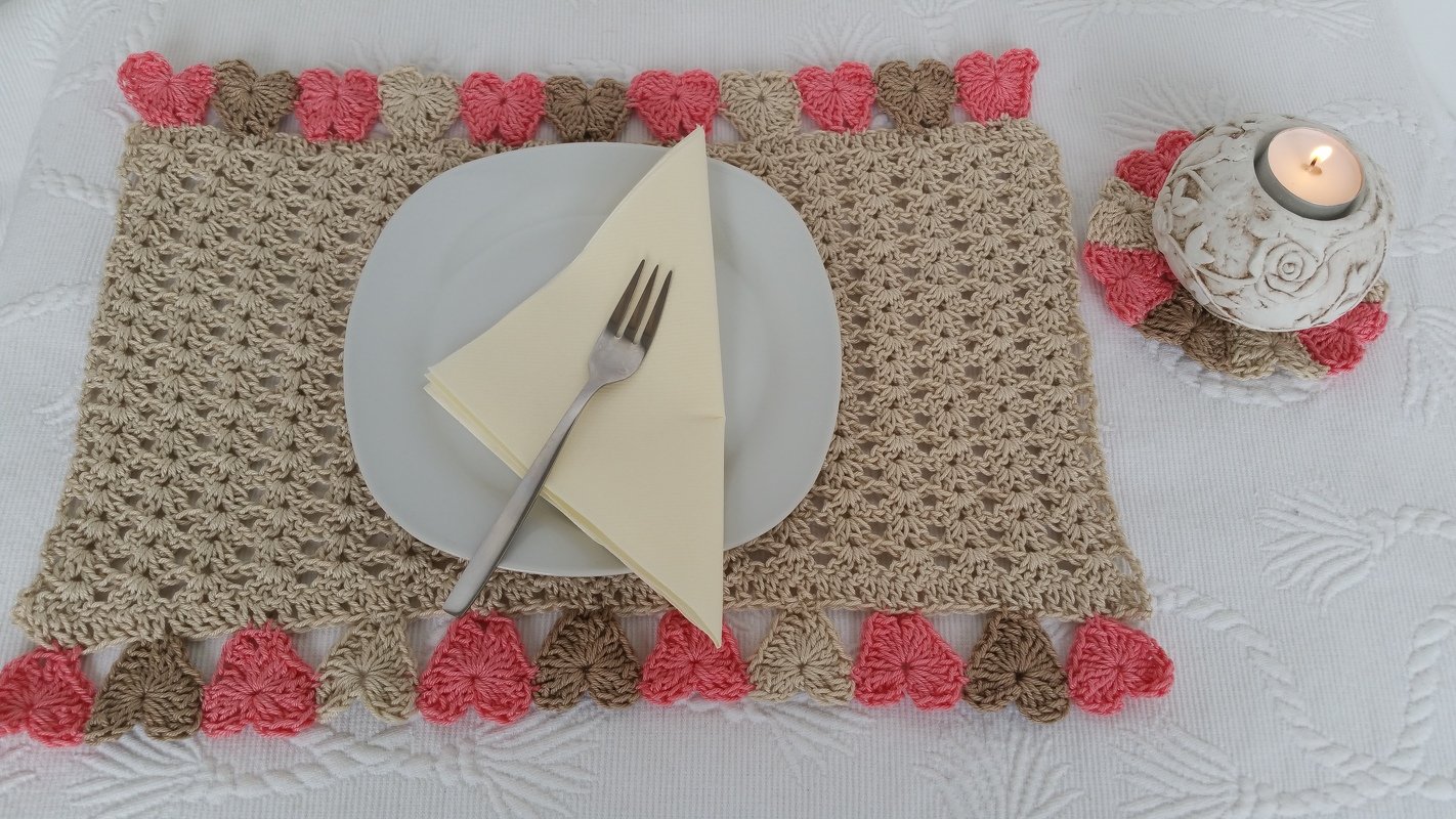 Häkelanleitung Platzset Tischdesign No.1