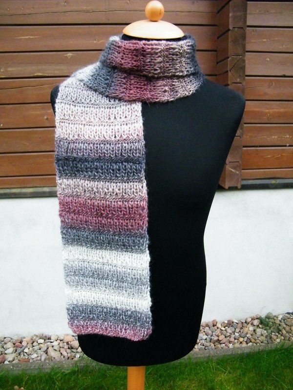 Strickanleitung Winterschal ca. 170 cm lang - passend zur Anleitung Mütze - Bild 2