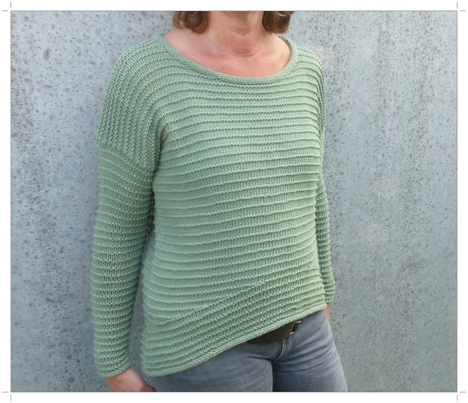 Rippenpullover, Strickanleitung - Bild 3