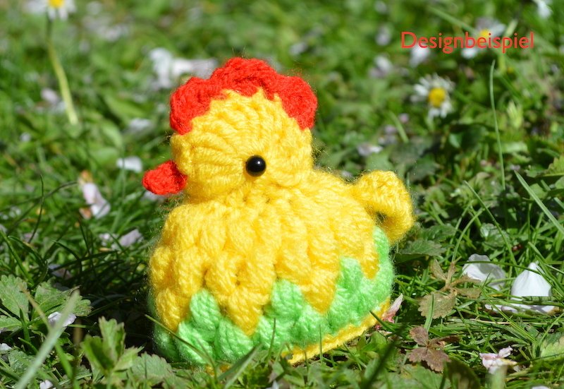 Küken in Eierschale – Eierwärmer – Osterdeko - Bild 4