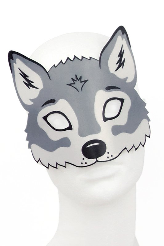 Wolf-Maske – Druckvorlage und Kurzanleitung - Bild 4