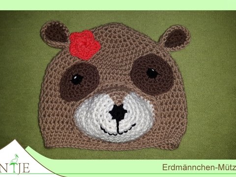 Süße Erdmännchen-Mütze