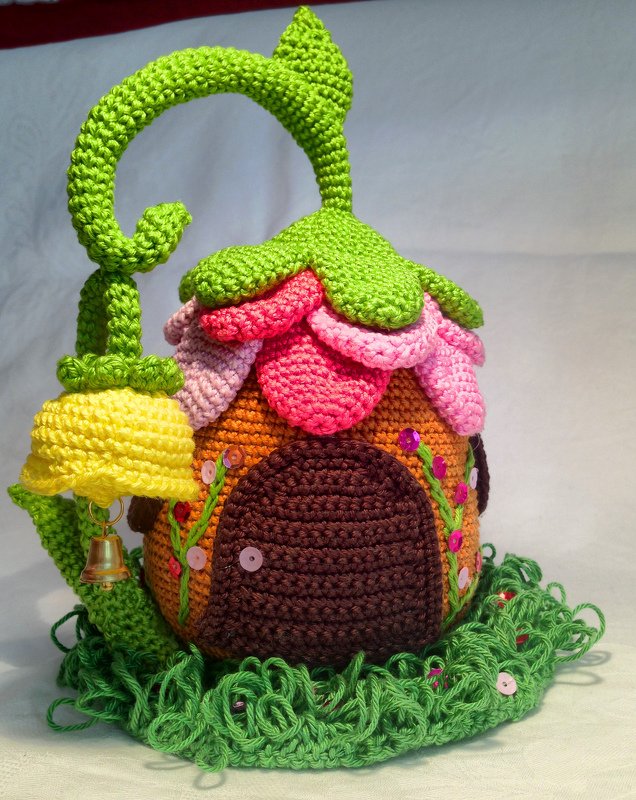 DIY Türstopper: Häkelanleitung für ein entzückendes Feenhaus - Bild 3