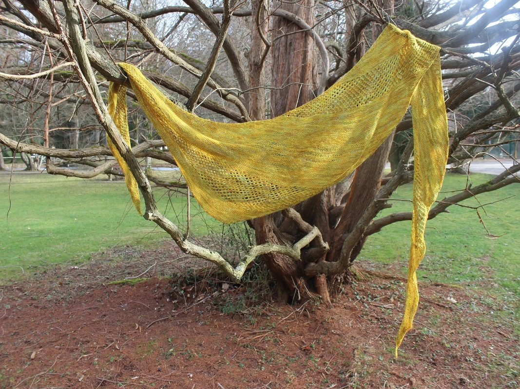 Bernstein, Strickanleitung, Schultertuch - Bild 2