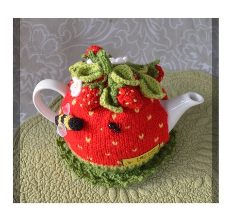 Strawberry Field Tea Cosy