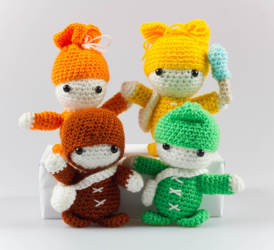 Pattern Crochet Dolls, toys for kids