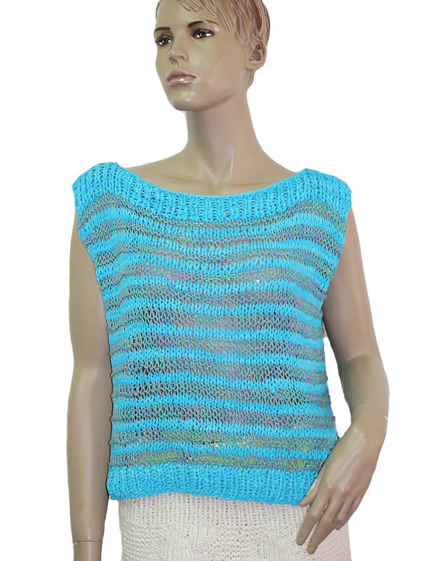 Strickanleitung Top in Lace Optik alle Größen