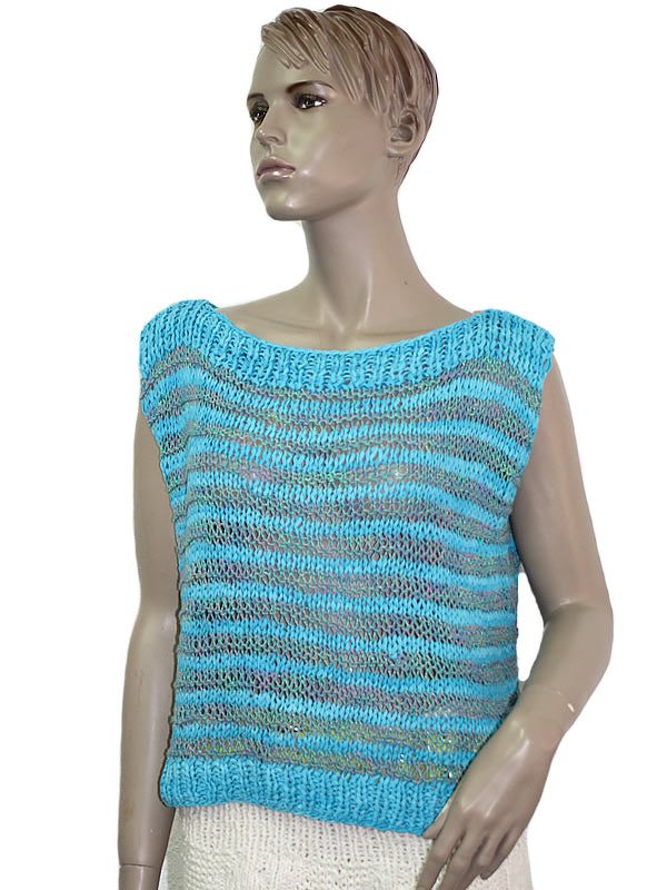 Strickanleitung Top in Lace Optik alle Größen - Bild 3