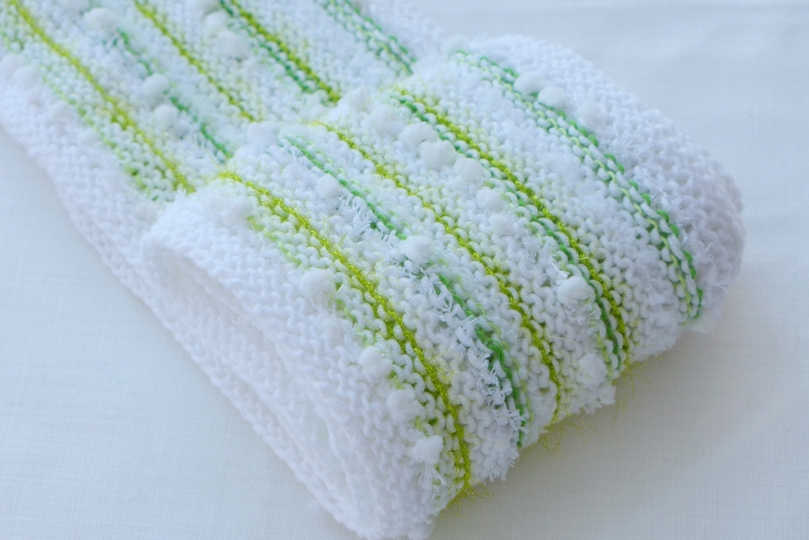 Strickanleitung Frühlingsschal - ideal für Strickanfänger und Wollreste