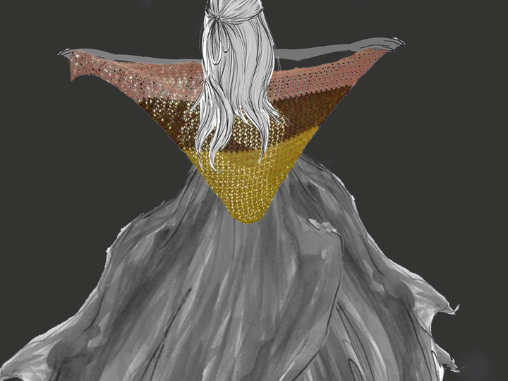 Dreieckstuch Schal Tuch zum Häkeln