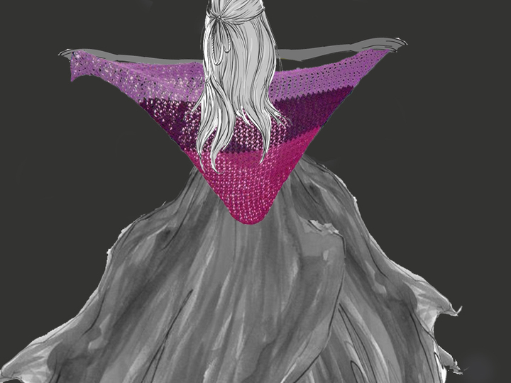 Dreieckstuch Schal Tuch zum Häkeln