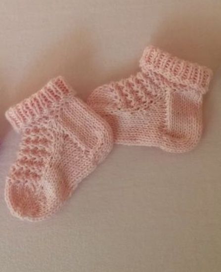 Babysöckchen in rosè
