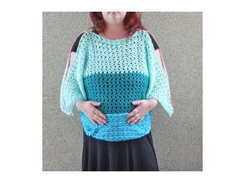 Pullover in 2 Varianten zum Häkeln für Kinder und Damen