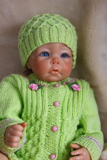 Strickanleitung für Babyjacke "Frühling"