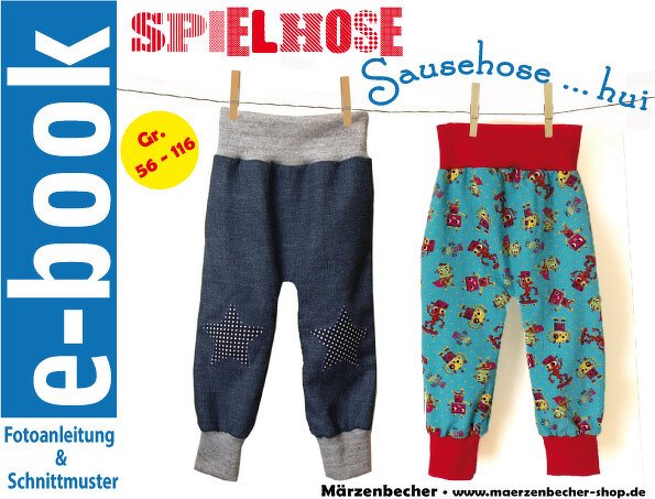 Spielhose, Pumphose für kleine Leute