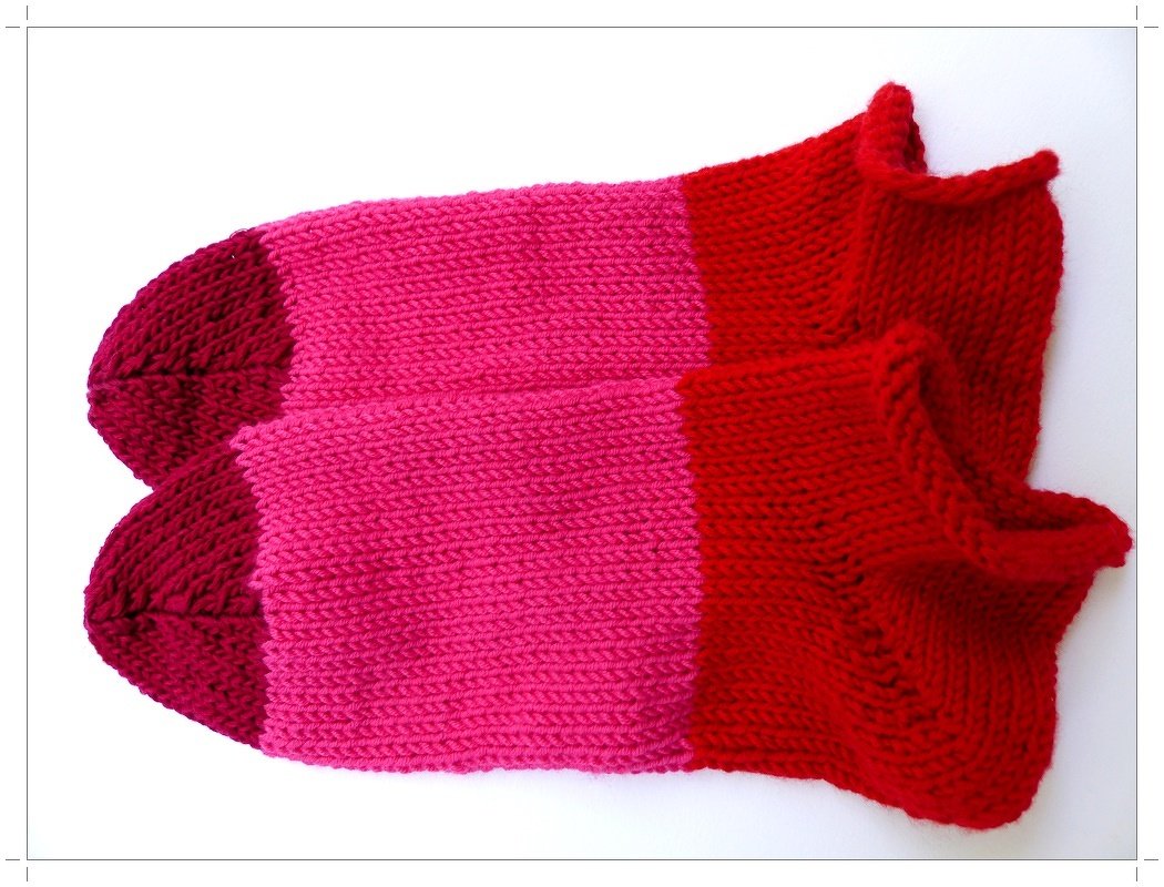 E-Book, 2 oder 3farbige Sneaker-Socken