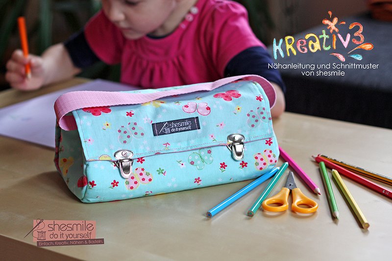 Utensilo-Tasche "Kreativ3" (Nähanleitung und Schnittmuster) - Bild 2