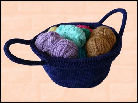 Häkelanleitung Korb