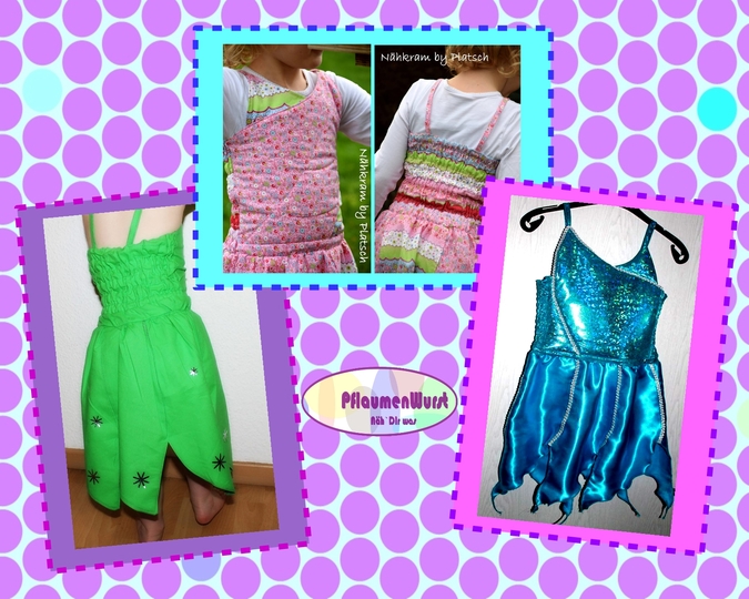 Mädchen Kleid Größe 92 - 146 Nähanleitung und Schnittmuster
