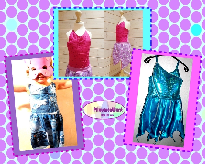 Mädchen Kleid Größe 92 - 146 Nähanleitung und Schnittmuster