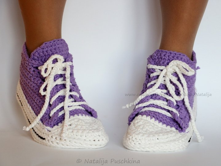 Turnschuhe für Jugendliche, Damen und Herren, Größen 34-45, Häkelanleitung