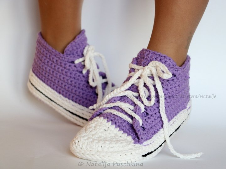 Turnschuhe für Jugendliche, Damen und Herren, Größen 34-45, Häkelanleitung