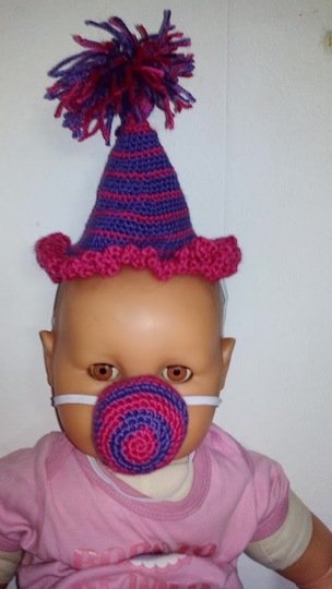 Häkelanleitung Clownnase