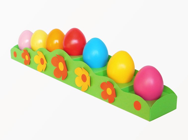 Osterdekoration – Eierhalter – Bastelvorlagen mit Anleitung