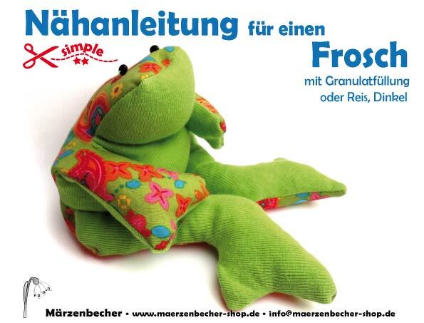 Frosch Nähanleitung &amp; Schnittmuster
