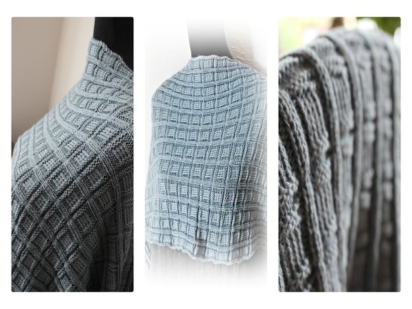 Iris, knittingpattern, Stola
