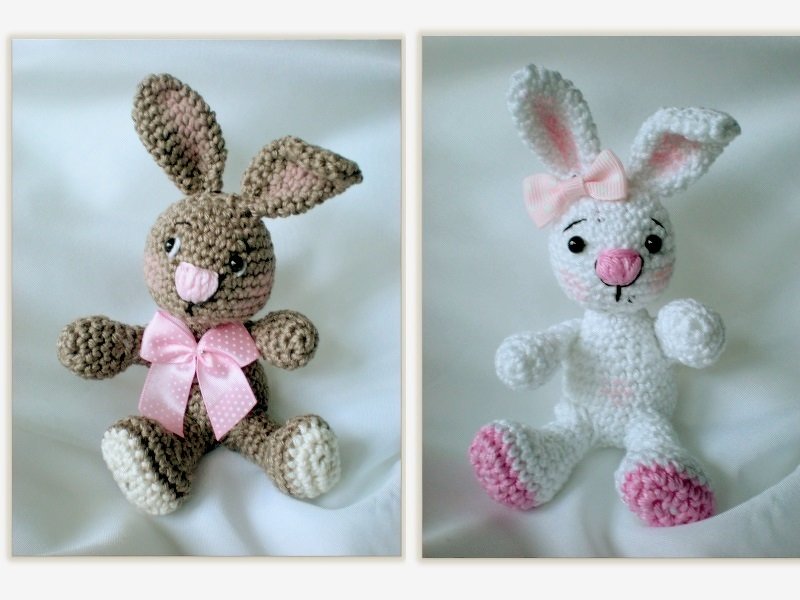 Bunny Amigurumi Pattern, Easter Rabbit Crochet Pattern