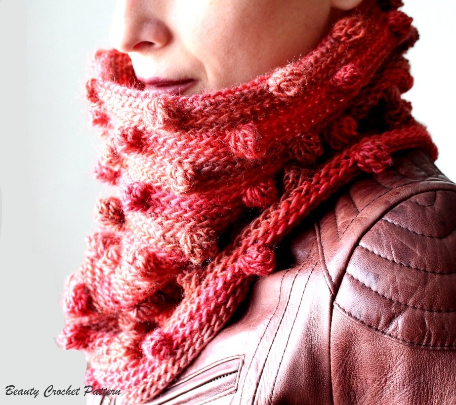 Crochet Cowl Pattern, Cowl Pattern, Cowl Neck Pattern, Circle Scarf, Cowl Neck Scarf, Crochet Neckwarmer, Neckwear for Women, Neck Scarf