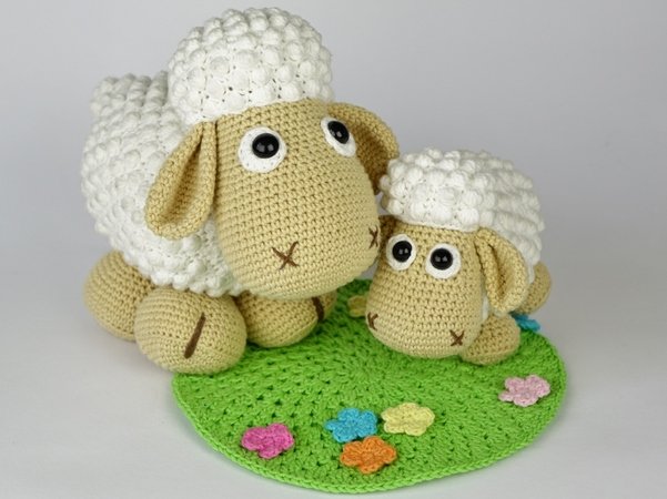 Sheep Wolli on Meadow Crochet Pattern
