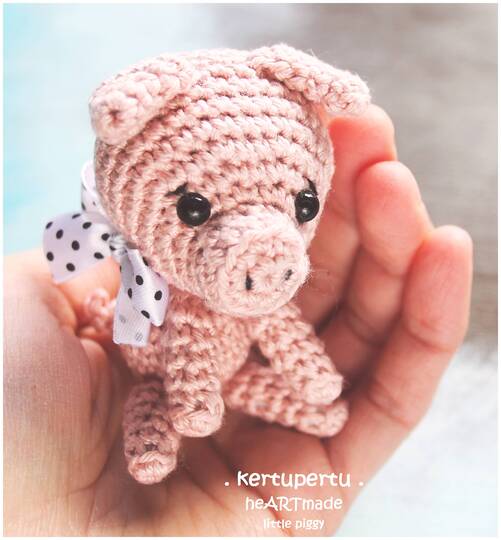 Schweinchen - Amigurumi Häkelanleitung