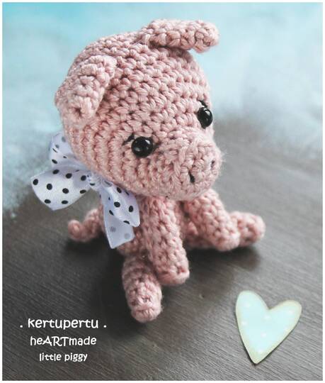 Schweinchen - Amigurumi Häkelanleitung