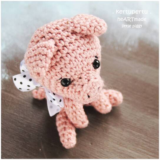 Schweinchen - Amigurumi Häkelanleitung