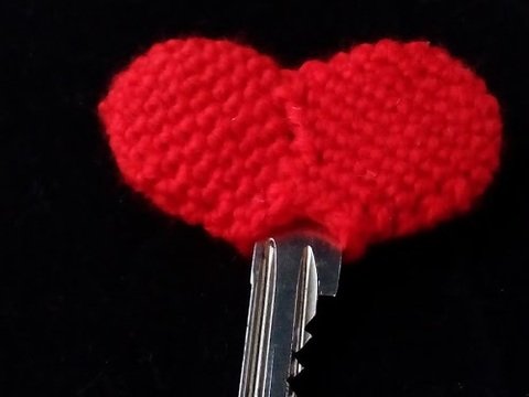 Häkelanleitung Herzschlüssel - einfach