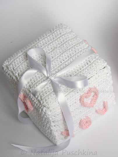 'I Love You' - Geschenk- oder Aufbewahrungsbox, H&auml;kelanleitung