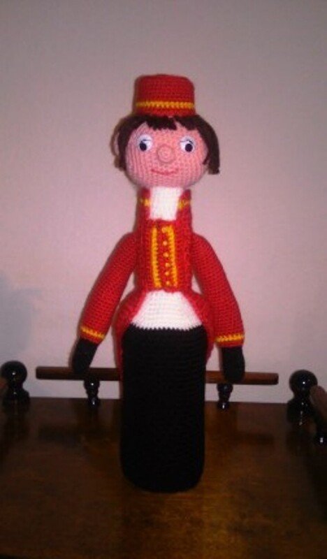 Flaschenpuppe " Page Peter "