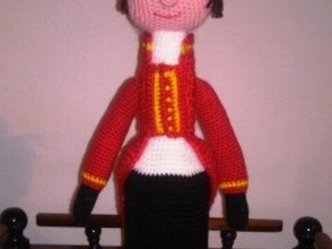 Flaschenpuppe " Page Peter "