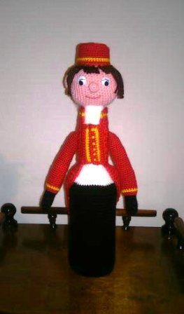 Flaschenpuppe " Page Peter " - Bild 2