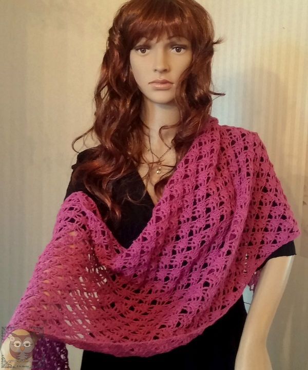 Shawl "Mina" - rectangle -