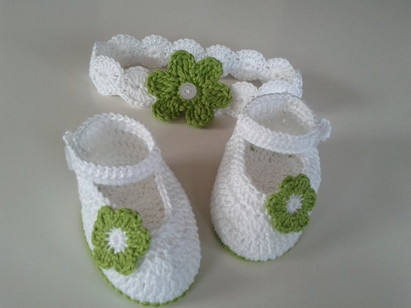 Crochet Baby Ballerinas / Shoes /Slippers / Booties 