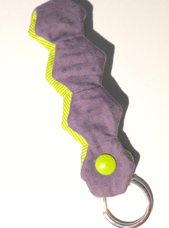 Schlüsselanhänger Paperpiece - Nähanleitung