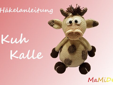 Häkelanleitung "Kuh Kalle"